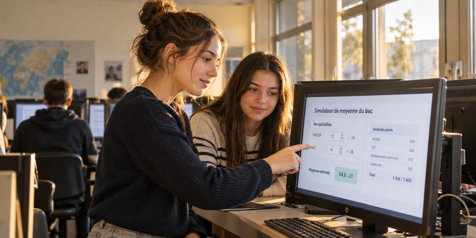 Simulateur Bac : Calculez Votre Moyenne et Vos Coefficients